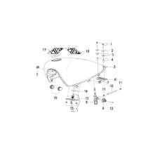 BENZİN DEPOSU GRİ (K-LIGHT202)